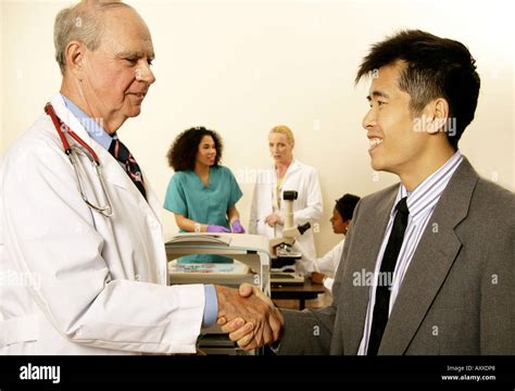 good looking medical salesman